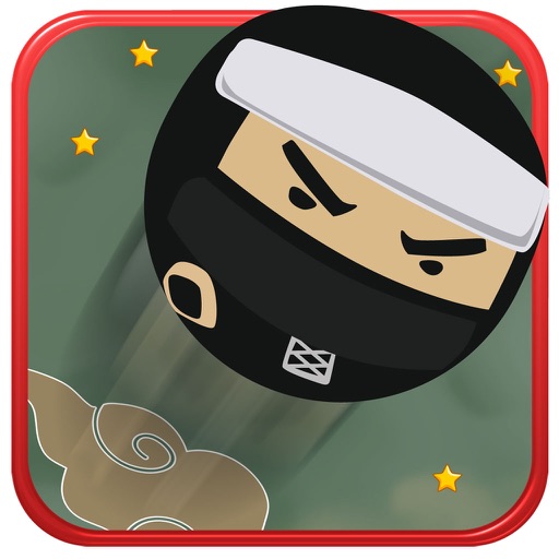 Bouncy Ninja Ball Shaped Cartoon Jumping Top Game Icon