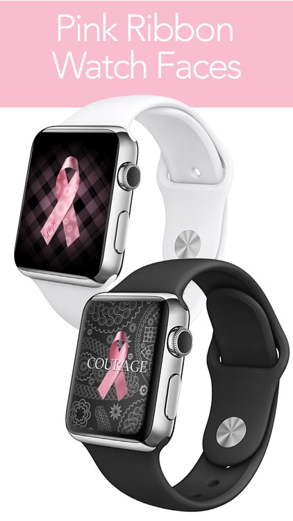Pink Ribbon Watch Faces - Backgrounds & Wallpaper screenshot-0