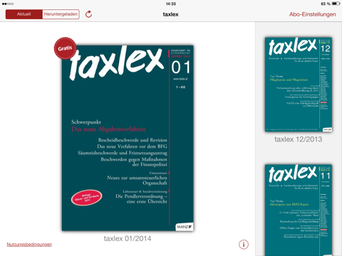 taxlex - ZS für Steuerrecht screenshot 2