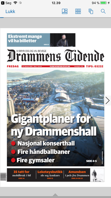 Drammens Tidende eAvis screenshot 2