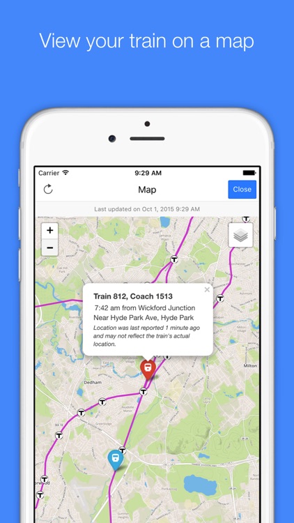 MBTA Commuter Rail Tracker