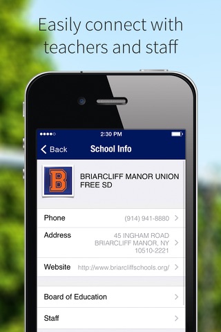 Briarcliff Manor Union Free SD screenshot 2