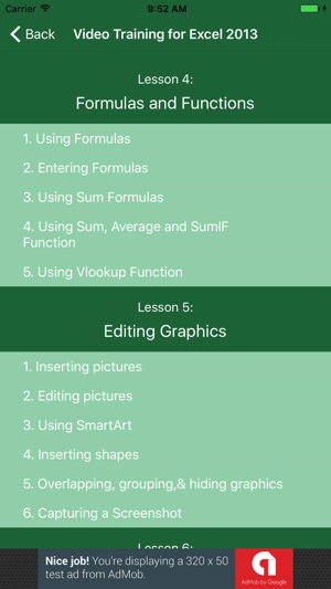 Video Training for Excel 2013(圖4)-速報App