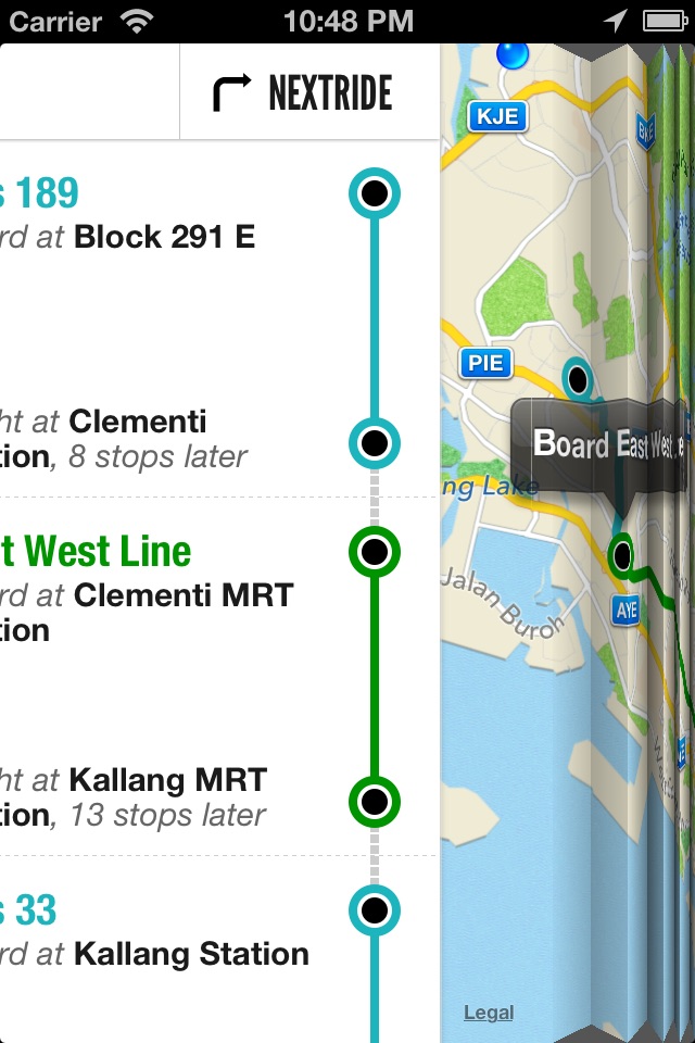 NextRide - Singapore Journey Planner screenshot 2