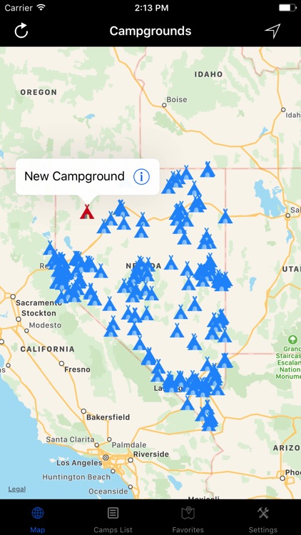 Nevada – Campgrounds & RV Parks