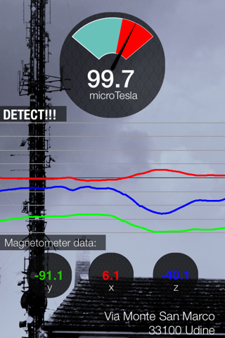 dTector - Electrosmog and Metal Detector screenshot 2