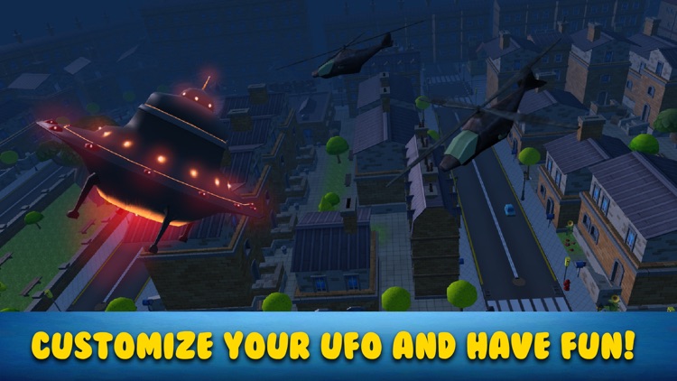 Cartoon Aliens Invasion: UFO Swarm Simulator Full screenshot-3