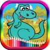Kids Coloring Book Dinosaur for Learning
