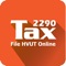 Tax2290 eFile is an app to prepare and report Federal Vehicle Use Tax returns with the IRS