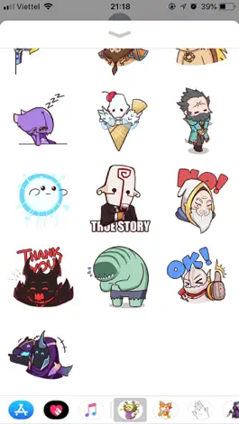 Game screenshot Dota Pun Emoji Funny Stickers apk