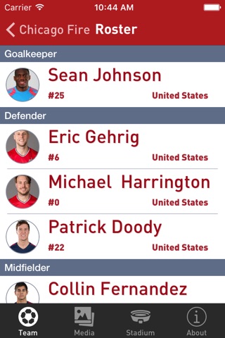 Chicago Fire Soccer Club screenshot 4