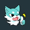 Funny Wolf Animated Sticker