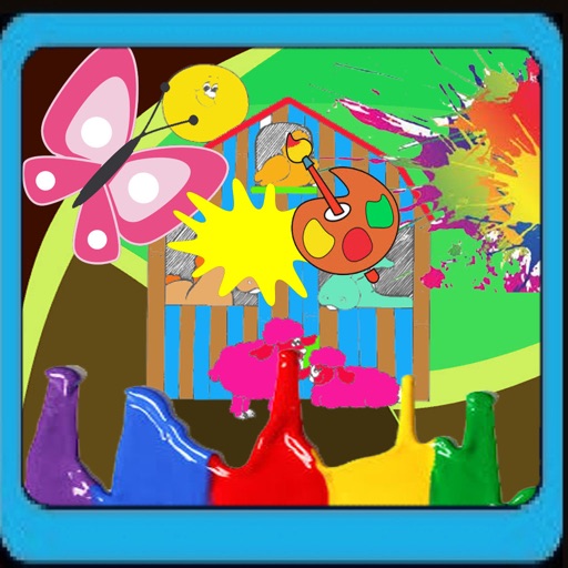 Coloring Page Game Barnyard Version iOS App