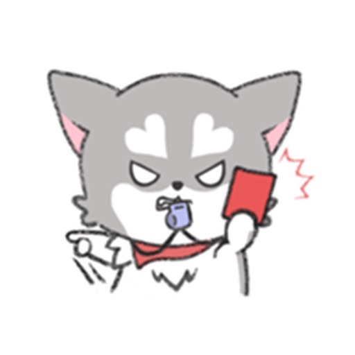 A Little Cute Husky Stickers icon