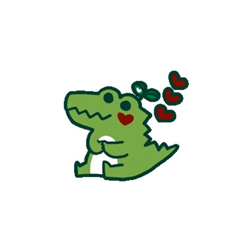 Treehead The Cute Crocodile Stickers icon