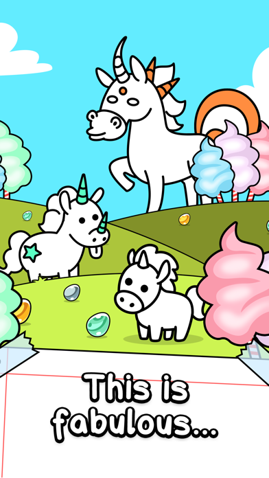 Unicorn Evolution | Mythical Creature Clicker Game Screenshot 1