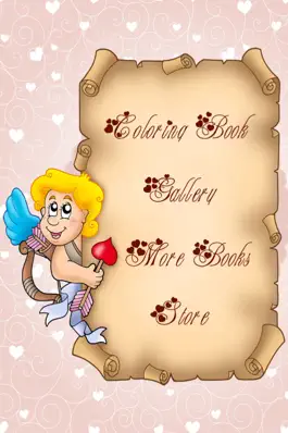 Game screenshot Valentines Coloring Book hack