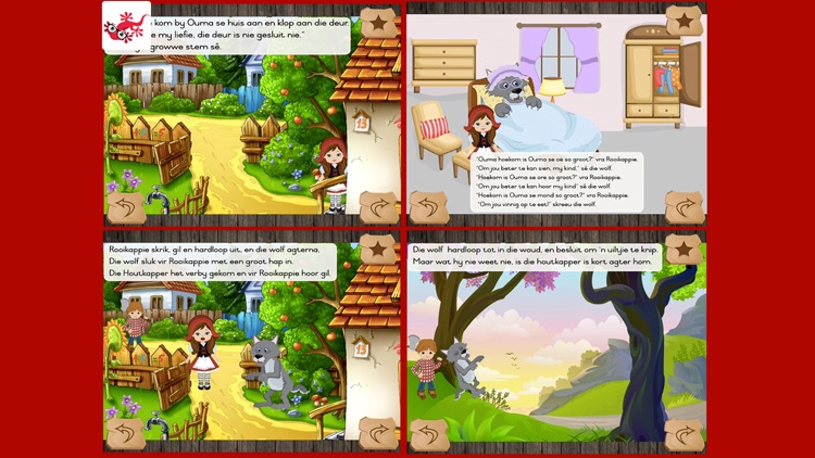 Rooikappie kinderstorie in afrikaans screenshot-3