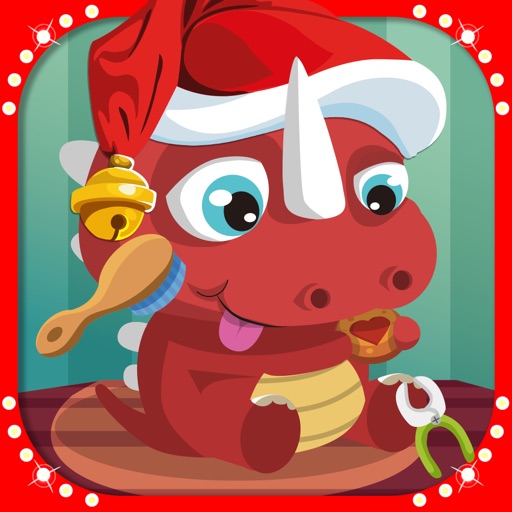 Christmas Dinosaur Pet Salon - Dressup & Makeover iOS App