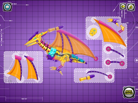 Скачать Steel Dino Toy:Mechanic Pterosaurs - 2 player game