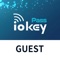 iokey pass guest 스마트폰 앱을 설치하고 인가된 링크로 잠금장치를 