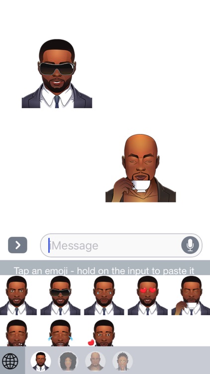 Melanin Emoji–African American Male & Female Emoji