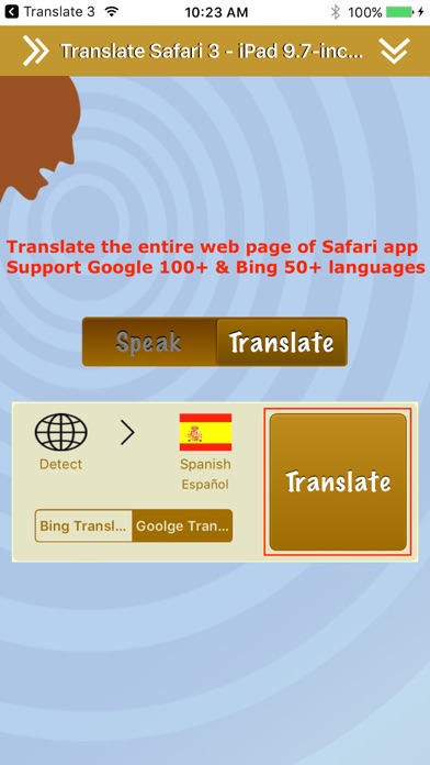 Translate 3 for Safari screenshot1