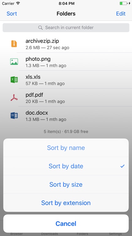 DManager Browser & Documents