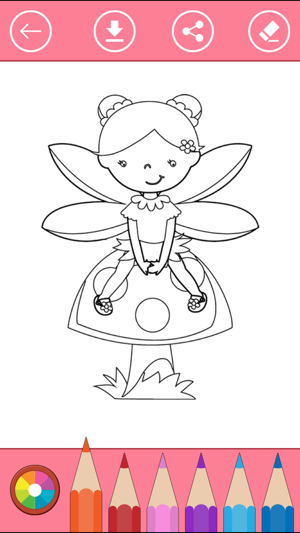 fairy tale princess coloring pages for girls on the app store