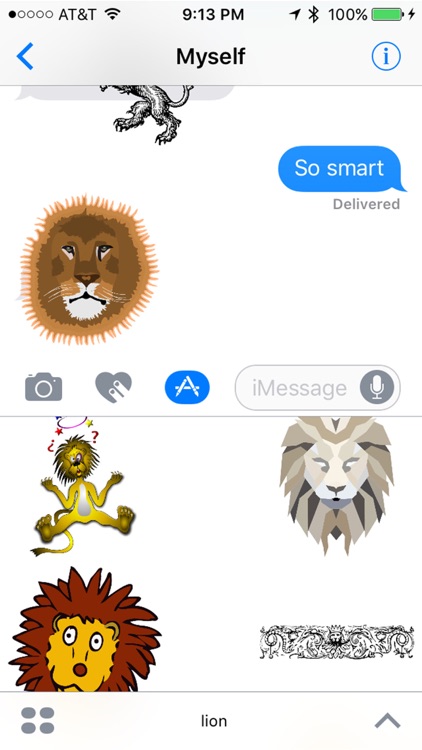 Lion : The King of the Jungle Stickers