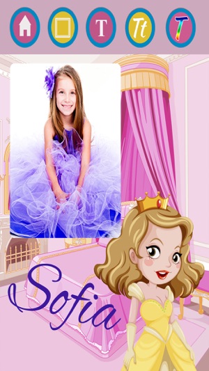 Fairy princess photo frames for kids – E