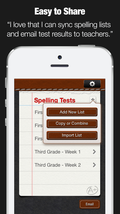 A+ Spelling Test PRO screenshot1