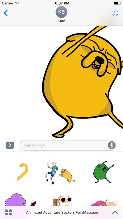 Animated Adventure Stickers For iMessage