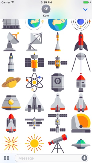 Space Stickers - Astronomy Emoji For Messages(圖3)-速報App