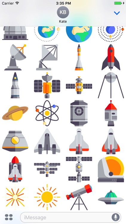 Space Stickers - Astronomy Emoji For Messages