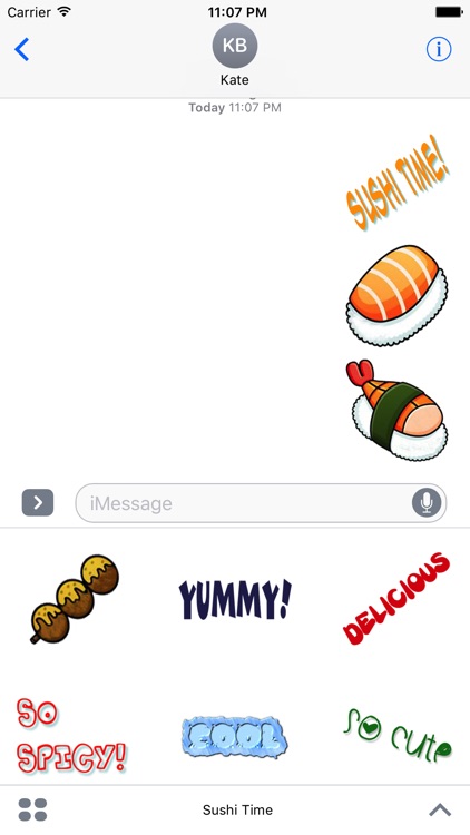 Sushi Time Stickers screenshot-3