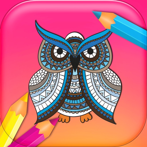 Adult Coloring for Fun iOS App