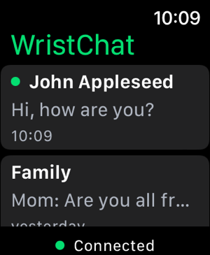 ‎WristChat - App für WhatsApp Screenshot