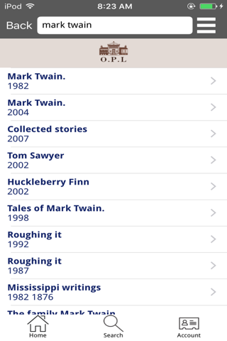 Owatonna Public Library screenshot 2