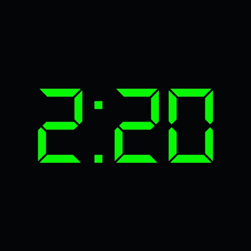 Digital Clock: Big LED Icon