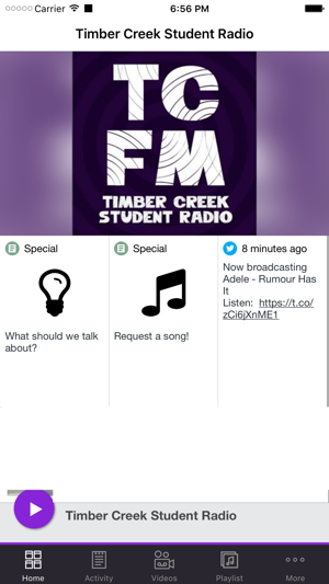 Timber Creek Student Radio(圖1)-速報App