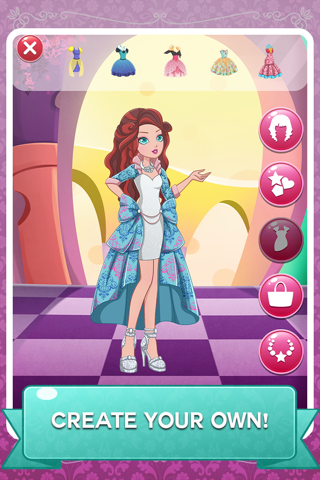 Ice Princess Palace Girl Makeup & Dress Up Games screenshot 4