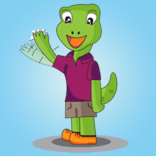 Friendly Green Dinosaur - Very beautiful stickers! icon