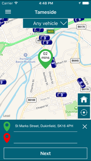 Tameside Taxis(圖2)-速報App