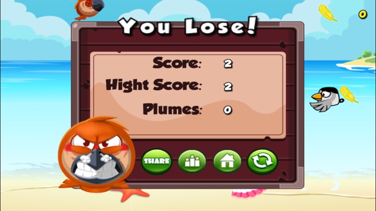 Naughty Grumpy Bird: Flappy Hippie Talking Parrot screenshot-3