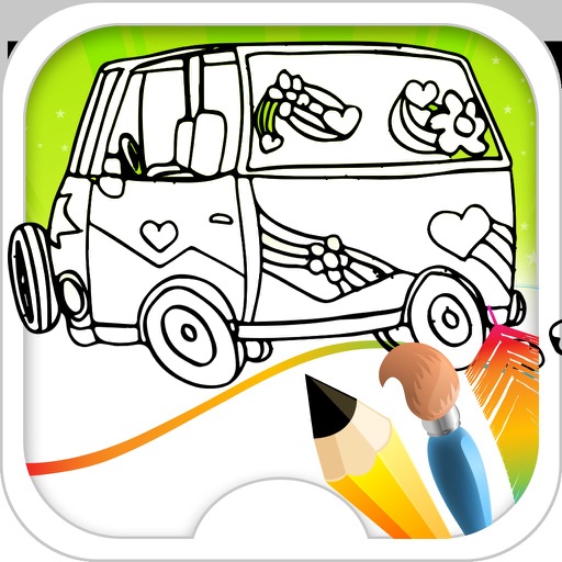 Car Coloring Book