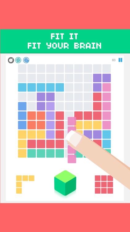 100 jam - 1010 block puzzle Fall In Totally screenshot-3