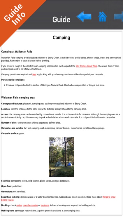 Wallaman Falls NP HD GPS charts Navigator