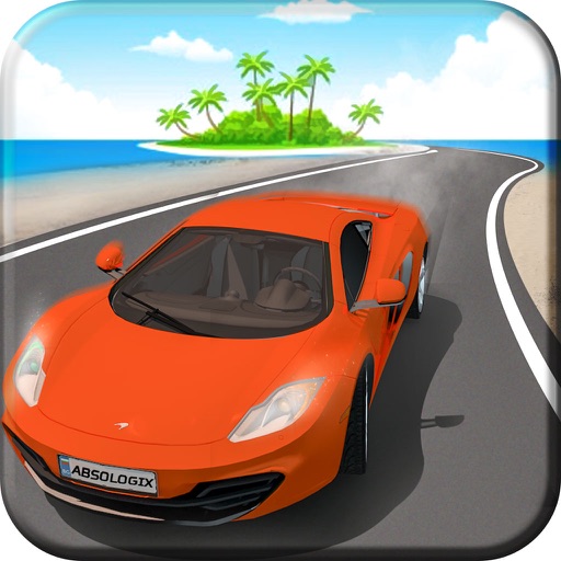 Real Racing in Car on Island - Easy Car Racing iOS App