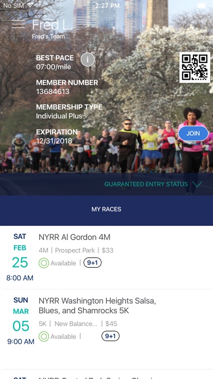 NYRR App